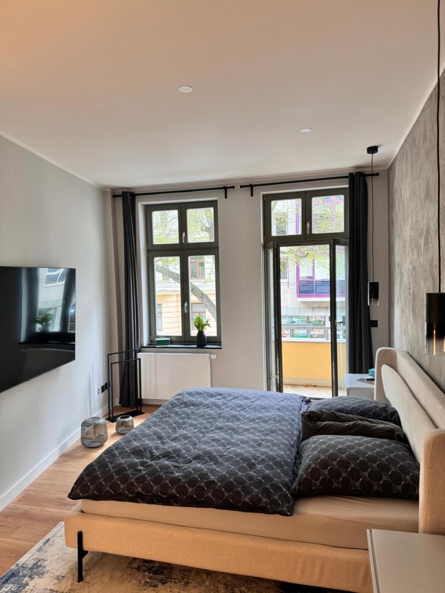 Premium Apartment In Magdeburg Stadtfeld Ost Mit 2 Schlafzimmern & Stellplatz Extérieur photo